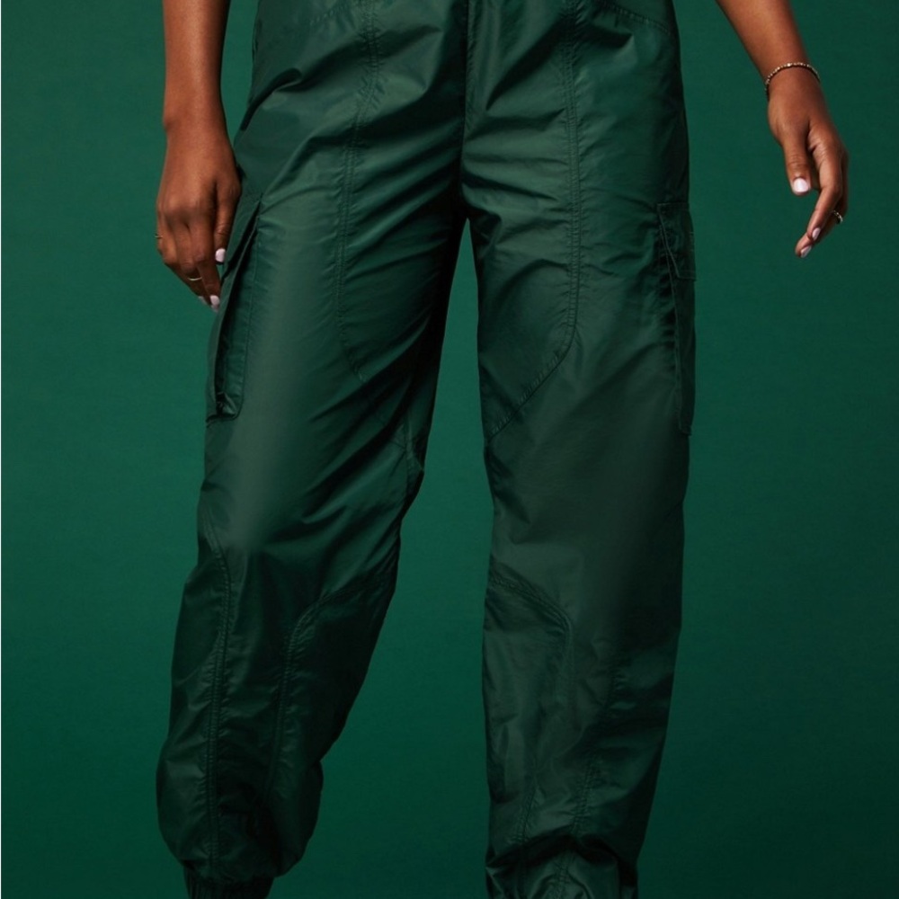 Fabletics Dark Green Track Pants